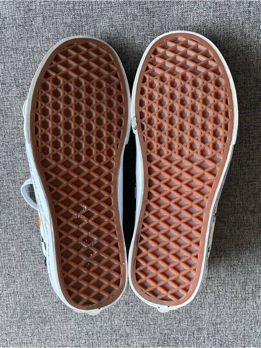 Vans Old Skool Black & White Checkerboard Daisy Low-Top Sneakers - Picture 8 of 8